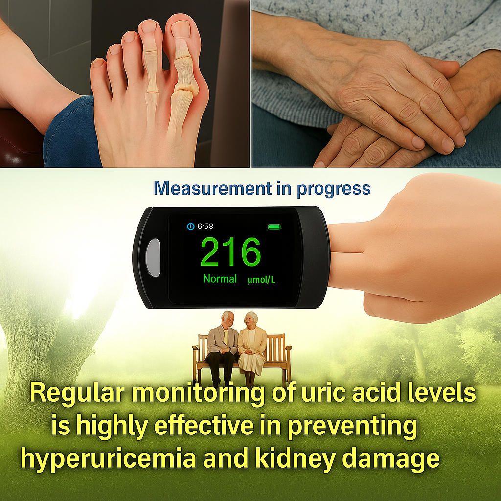 Blood Glucose Monitor Glucometer Non Invasive Fingertip Portable Digital Screen - Image 12