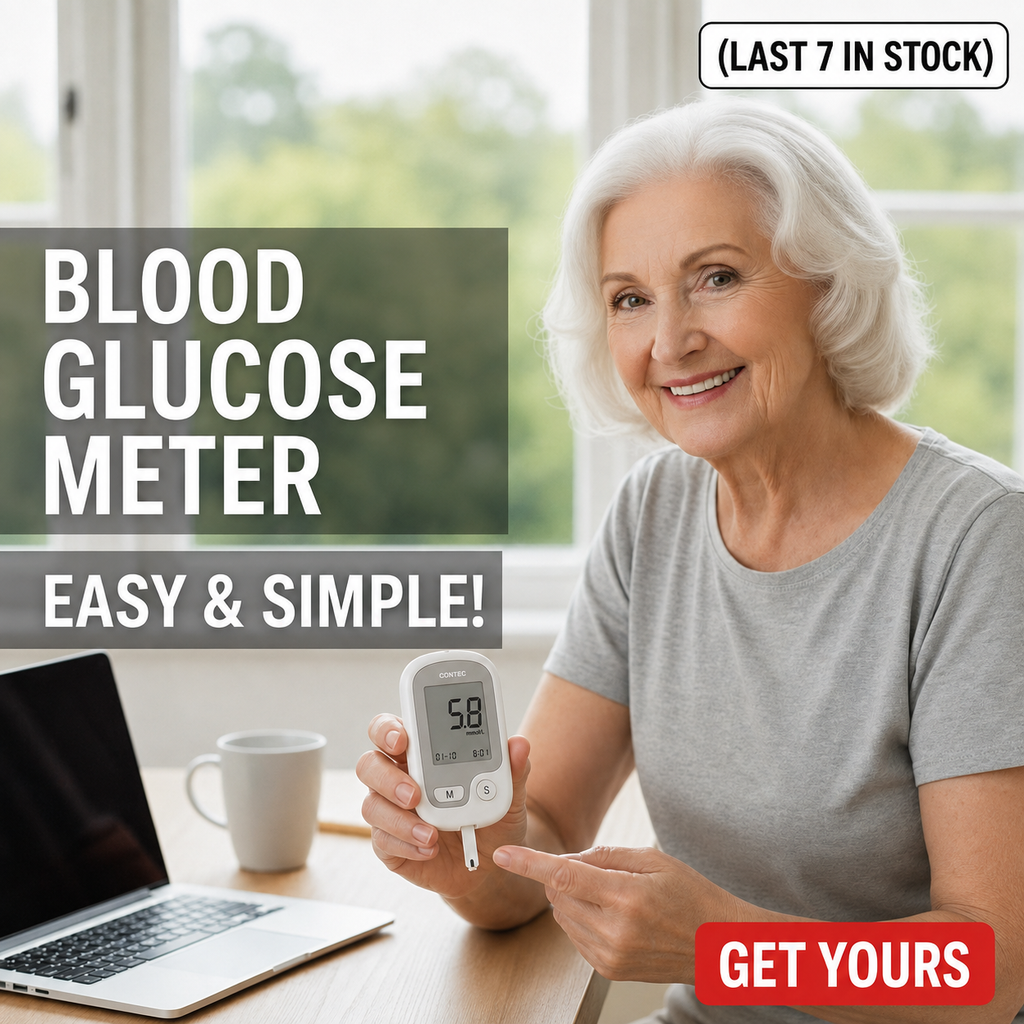 Blood Sugar Monitor with Portable Digital Display and Fingertip Glucose Testing - Image 7