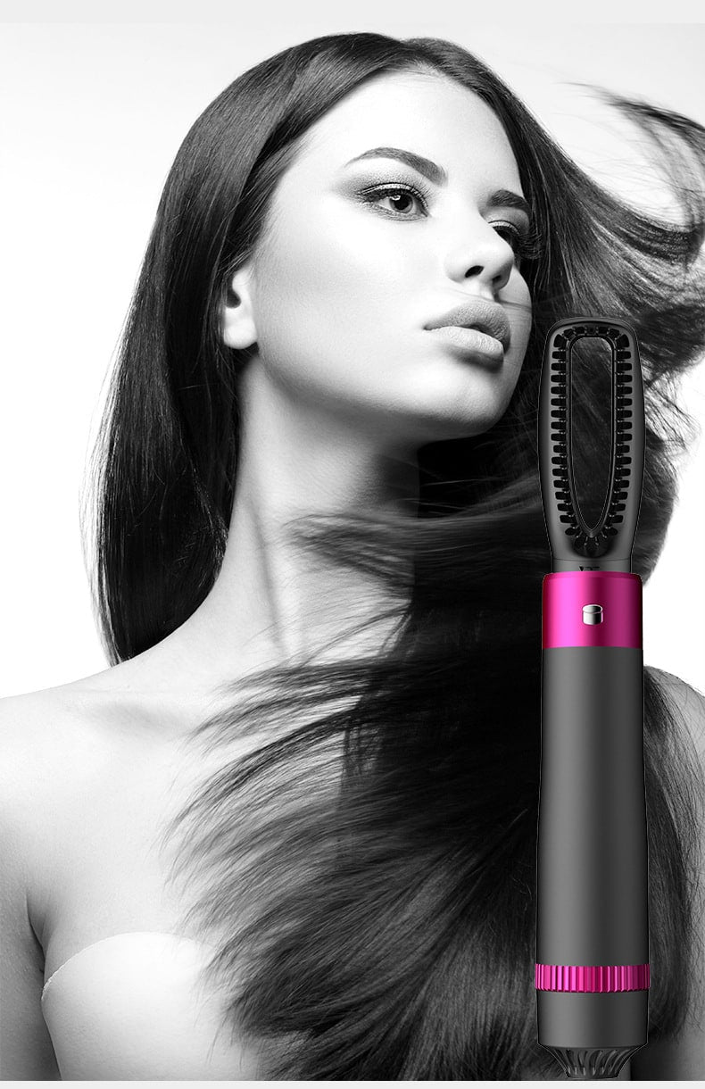 Blow Dryer Brush with Hot Air Comb and 5 Interchangeable Attachments for Hair Styling - Image 7