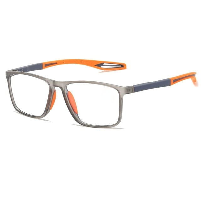 Blue Light Glasses Reading Rectangular Plastic Spring Hinge - Image 9