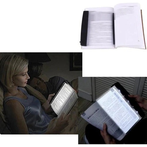 Book Light Panel LED Portable Acrylic Reading Travel - Image 2