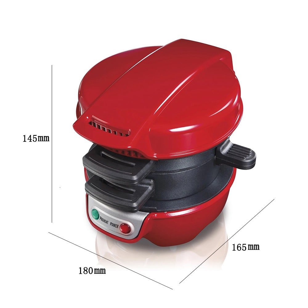 Breakfast Sandwich Maker and Machine with Non-Stick Plates for Eggs and Cheese Sandwiches - Image 19