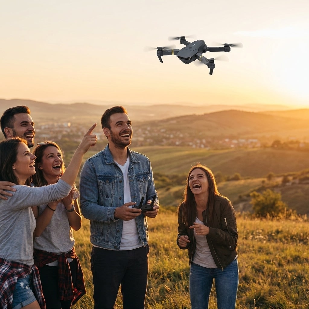 Camera Drone Quadcopter with Remote Control Foldable 4K WIFI Fpv Aerial Video - Image 4
