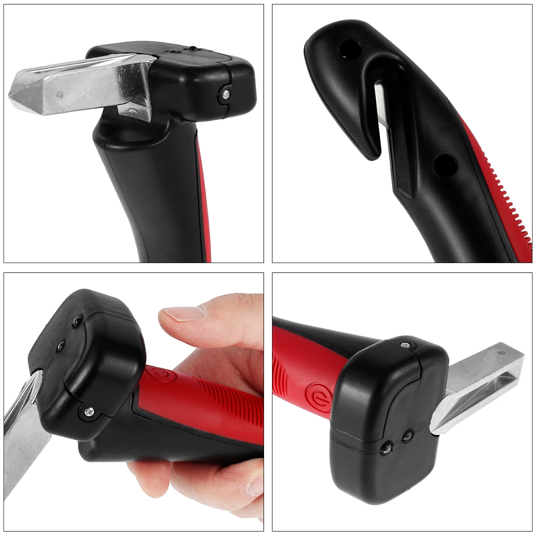 Car Assist Handle with Window Breaker and Seatbelt Cutter Emergency Tool - Image 7