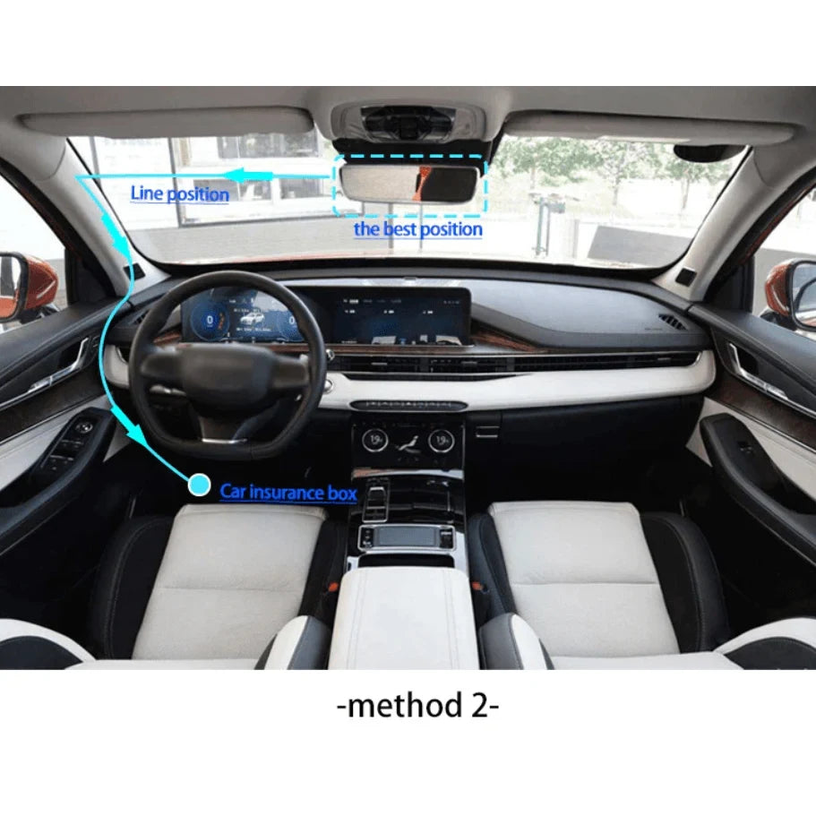 Car Camera Dash Cam with 1080p Night Vision and Flip-Down Lcd Screen - Image 8