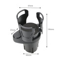 Car Cup Holder Expander with Rotating Base and Adjustable Arms for Auto Vehicle Beverage Storage - Image 4