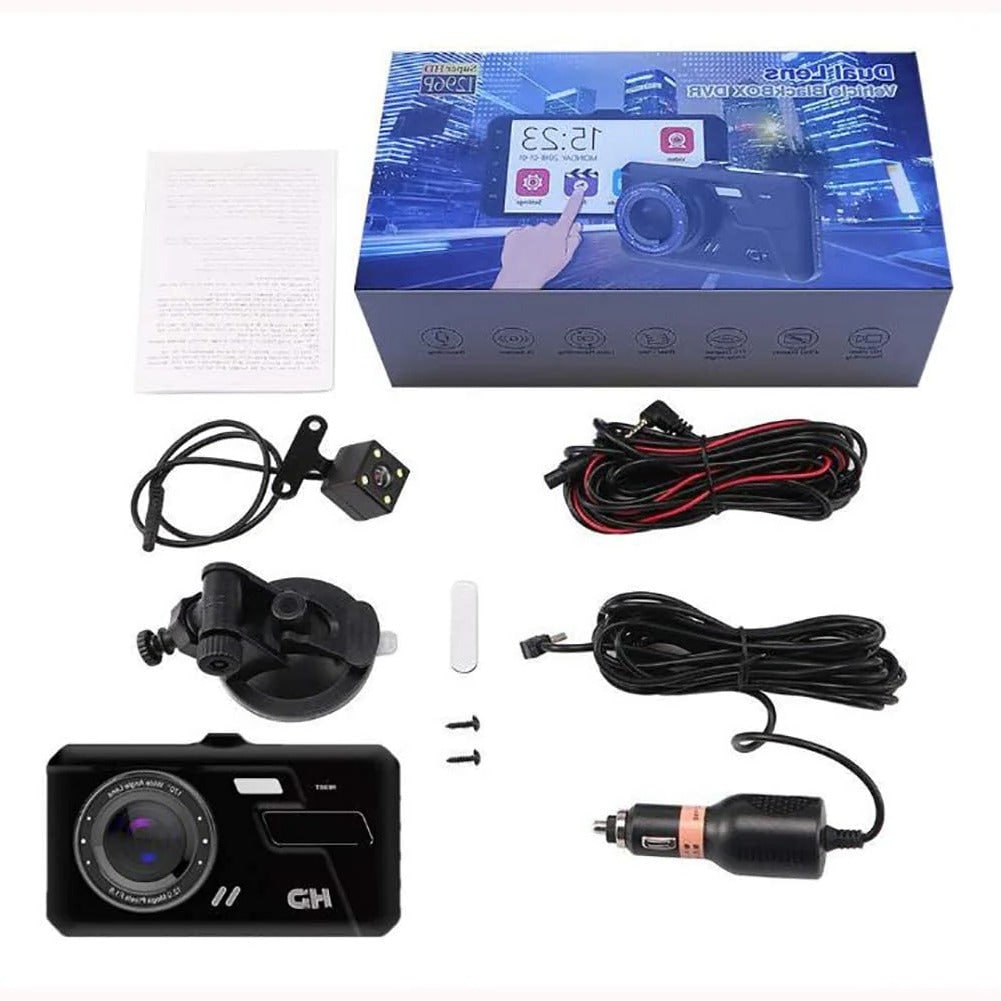 Car Dash Camera with Rear and 1080p Full HD Wide-Angle Coverage - Image 2