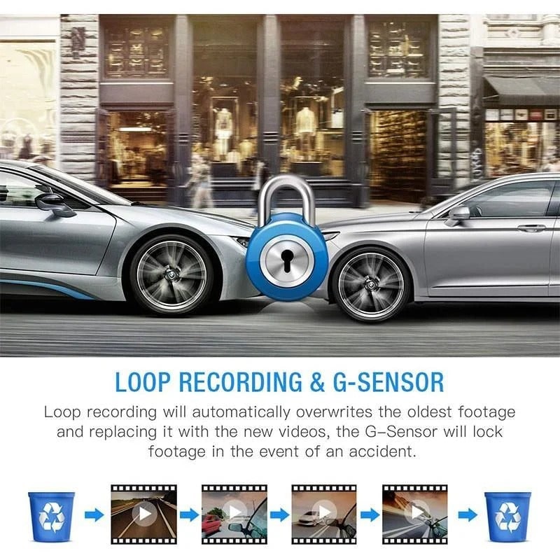 Car Dash Camera with Rear and 1080p Full HD Wide-Angle Coverage - Image 6