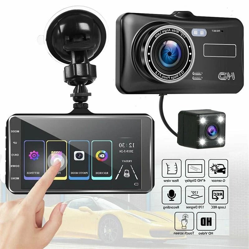 Car Dash Camera with Rear and 1080p Full HD Wide-Angle Coverage - Image 7