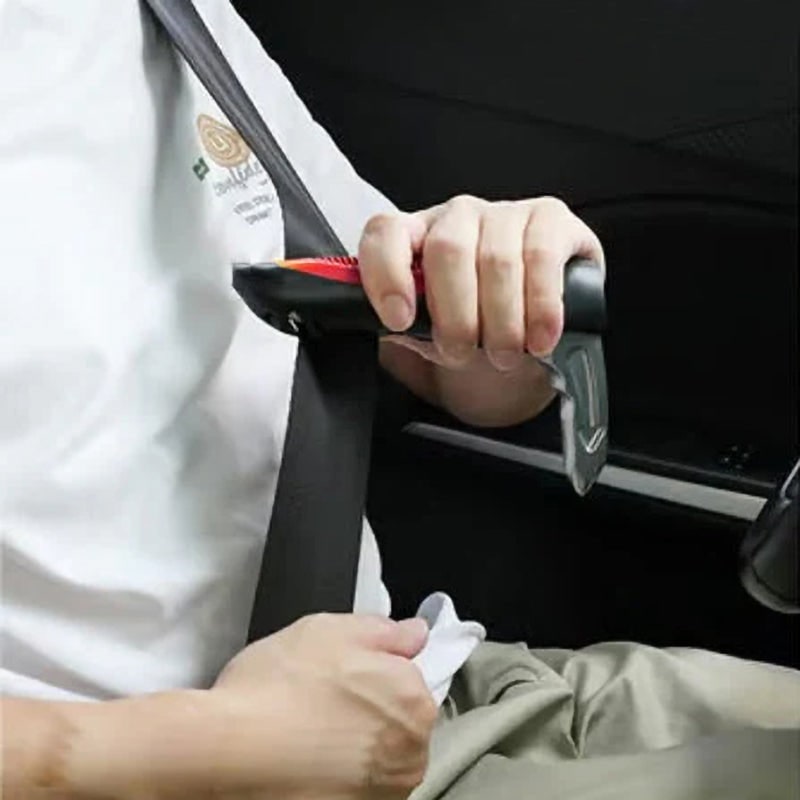 Car Door Assist Handle with Window Breaker and Seatbelt Cutter for Mobility Knobs - Image 10