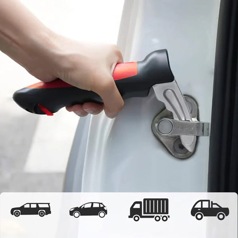 Car Door Assist Handle with Window Breaker and Seatbelt Cutter for Mobility Knobs - Image 6