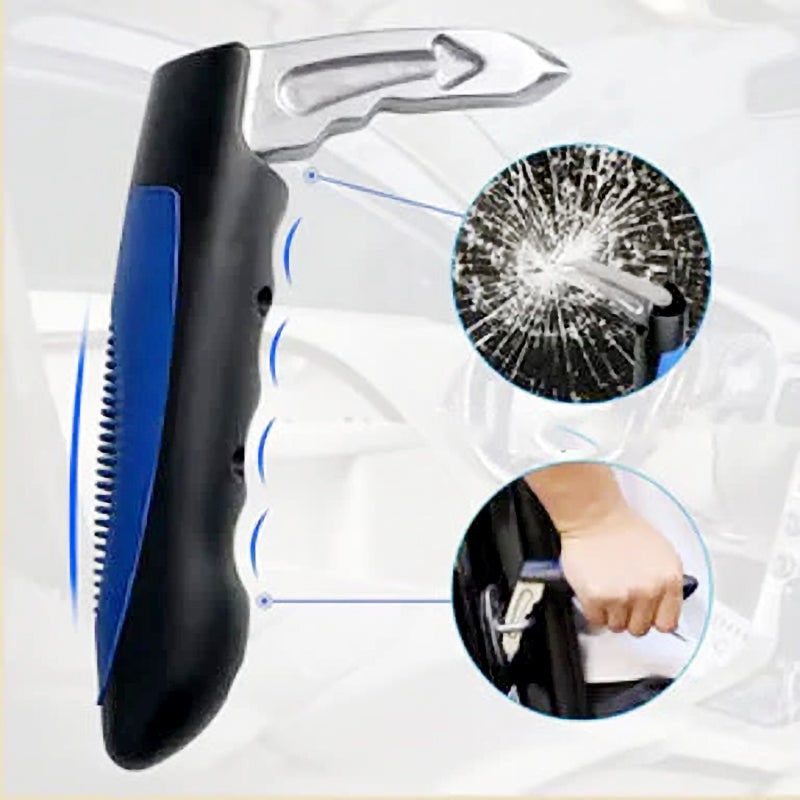Car Door Assist Handle with Window Breaker and Seatbelt Cutter for Mobility Knobs - Image 9