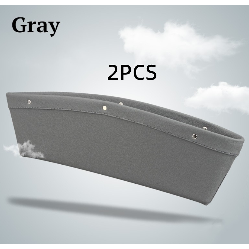 Car Gap Filler and Vehicle Seat Organizer with Faux Leather Design and Storage Pocket - Image 12