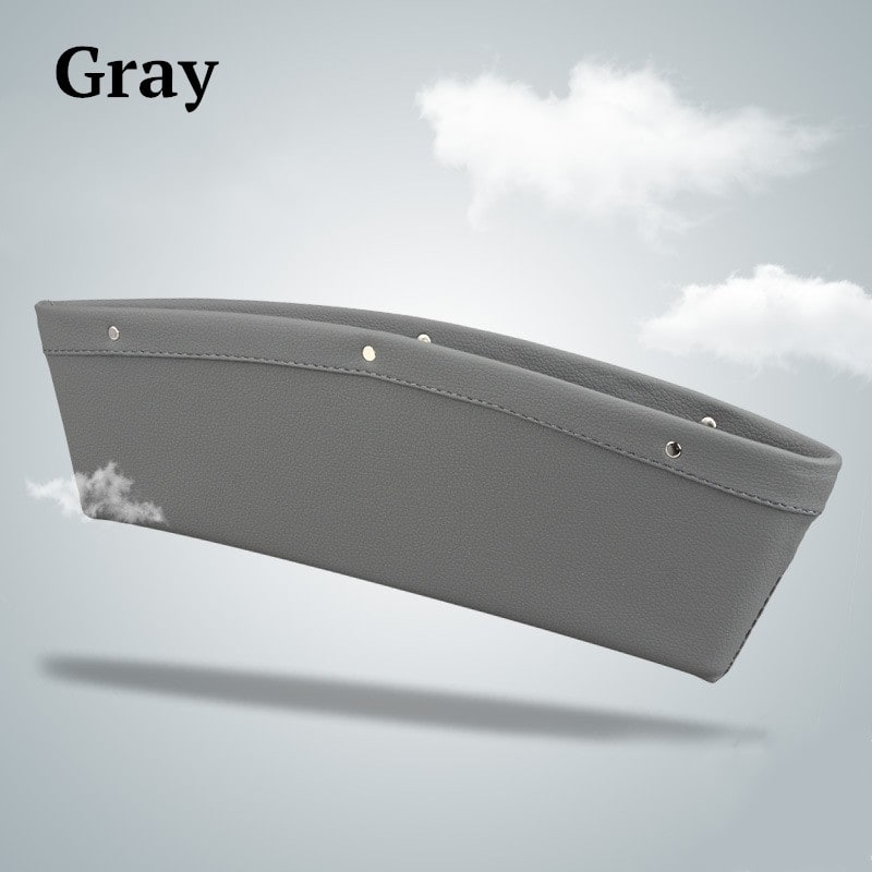 Car Gap Filler and Vehicle Seat Organizer with Faux Leather Design and Storage Pocket - Image 5