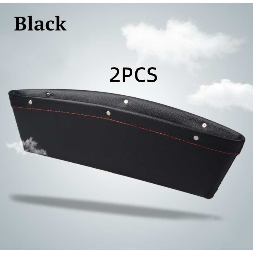 Car Gap Filler and Vehicle Seat Organizer with Faux Leather Design and Storage Pocket - Image 6