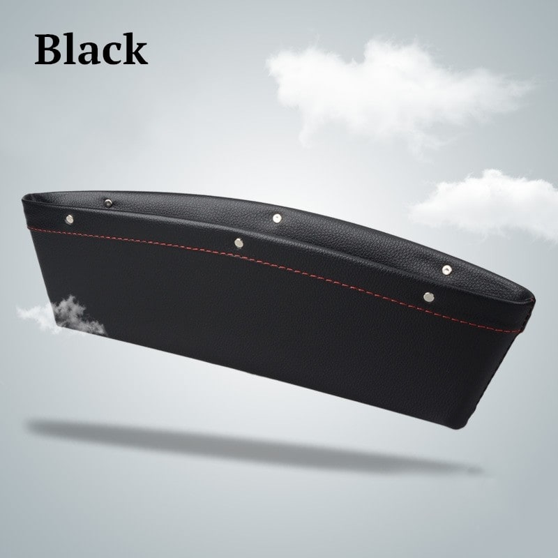 Car Gap Filler and Vehicle Seat Organizer with Faux Leather Design and Storage Pocket - Image 8