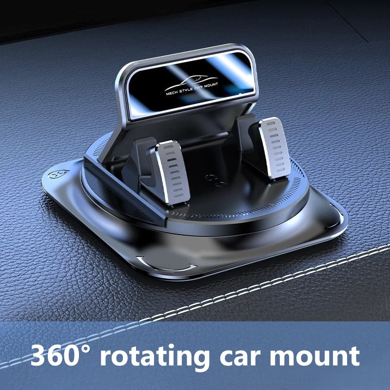 Car Phone Mount with 360 Degree Rotation Dashboard Holder and Anti-Slip Gel Suction Base - Image 7