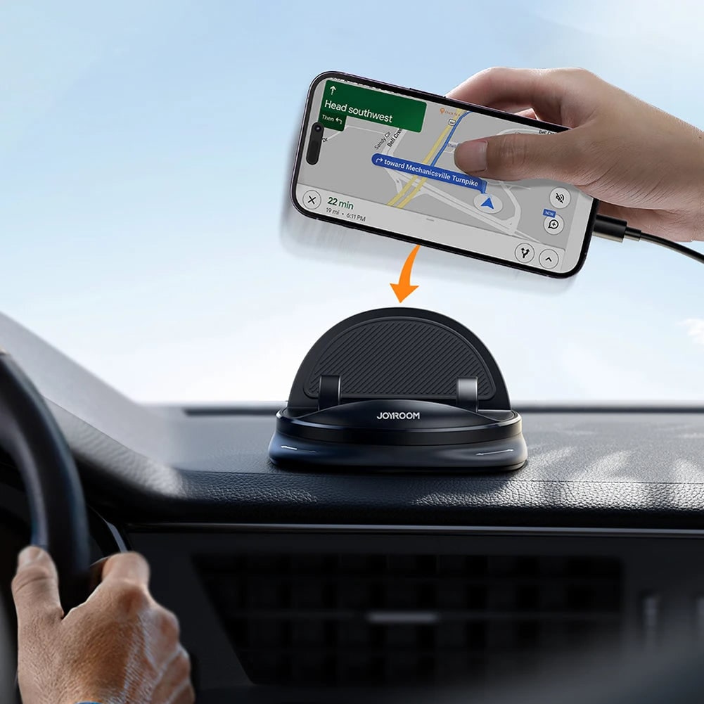 Car Phone Stand Holder Mount with 360-Degree Rotation and Suction Cup Dashboard - Image 3