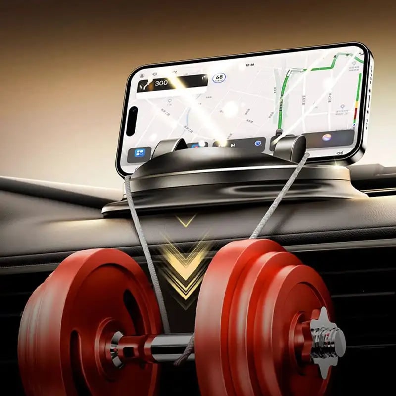 Car Phone Stand Holder Mount with 360-Degree Rotation and Suction Cup Dashboard - Image 4