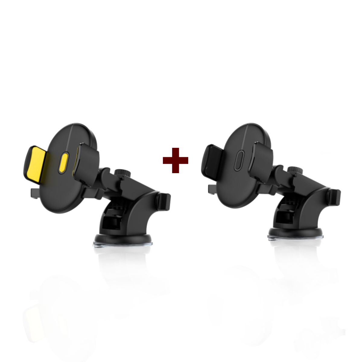 Car Phone Stand Holder Mount with Telescopic Arm and Suction Cup Base Magnet - Image 4
