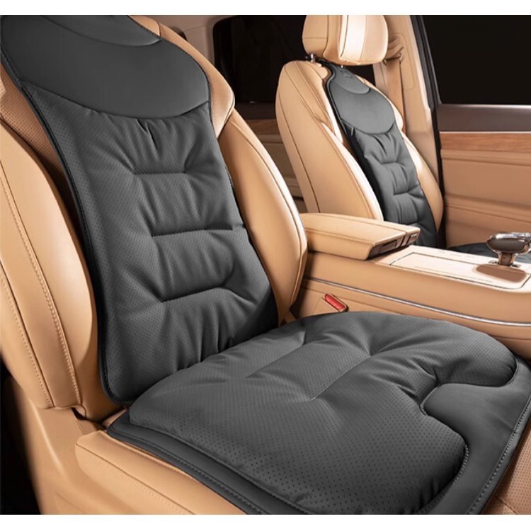 Car Seat Cushion with Lumbar Support and Back for Universal Automotive Protection - Image 1