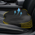 Car Seat Cushion with Memory Foam Ergonomic Support and Breathable Mesh Cover - Image 1