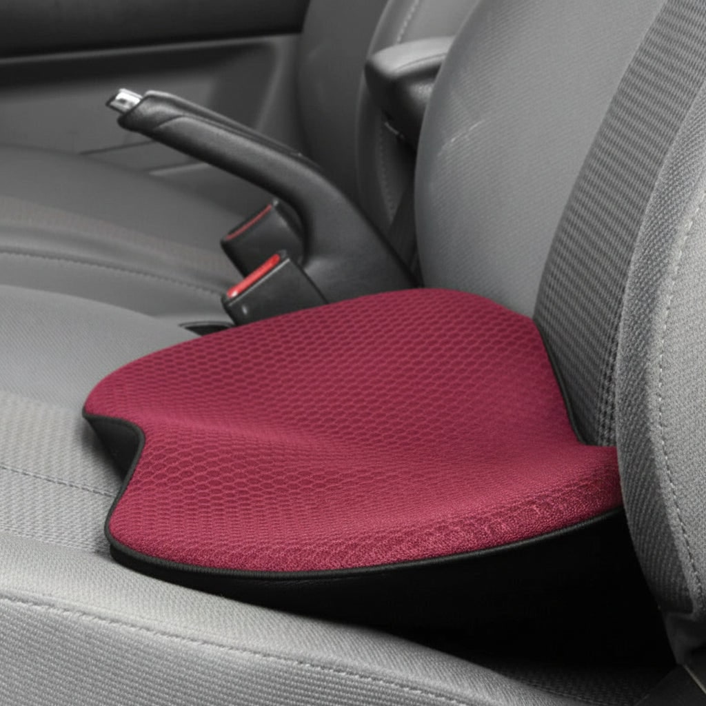 Car Seat Cushion with Memory Foam Ergonomic Support and Breathable Mesh Cover - Image 4