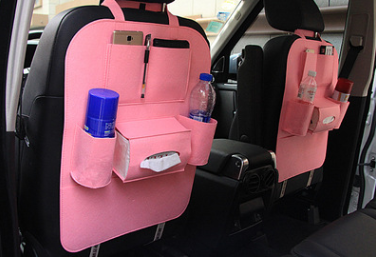 Car Seat Organizer with Backseat Storage Tissue Box Holder and Bottle Pockets Vehicle - Image 10