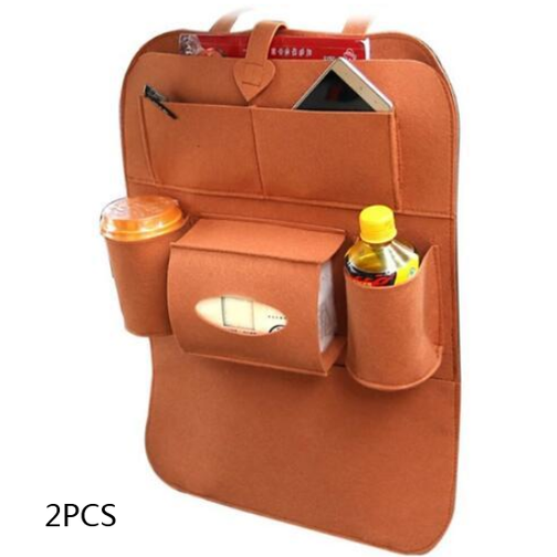 Car Seat Organizer with Backseat Storage Tissue Box Holder and Bottle Pockets Vehicle - Image 15