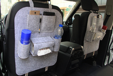 Car Seat Organizer with Backseat Storage Tissue Box Holder and Bottle Pockets Vehicle - Image 22