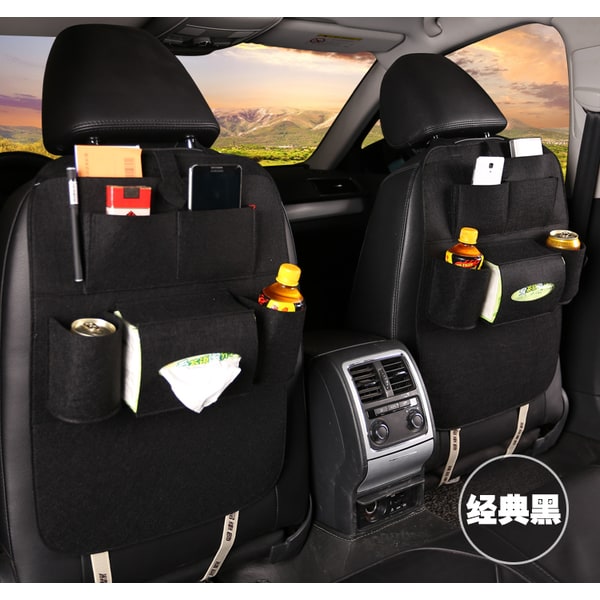 Car Seat Organizer with Backseat Storage Tissue Box Holder and Bottle Pockets Vehicle - Image 26