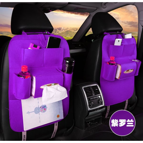 Car Seat Organizer with Backseat Storage Tissue Box Holder and Bottle Pockets Vehicle - Image 29