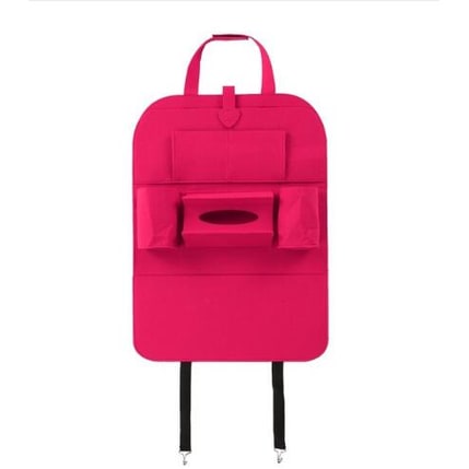 Car Seat Organizer with Backseat Storage Tissue Box Holder and Bottle Pockets Vehicle - Image 3