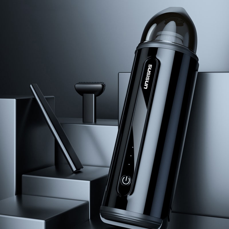 Car Vacuum Cleaner Handheld Hepa Mini Cordless Rechargeable with Retractable Handle - Image 6