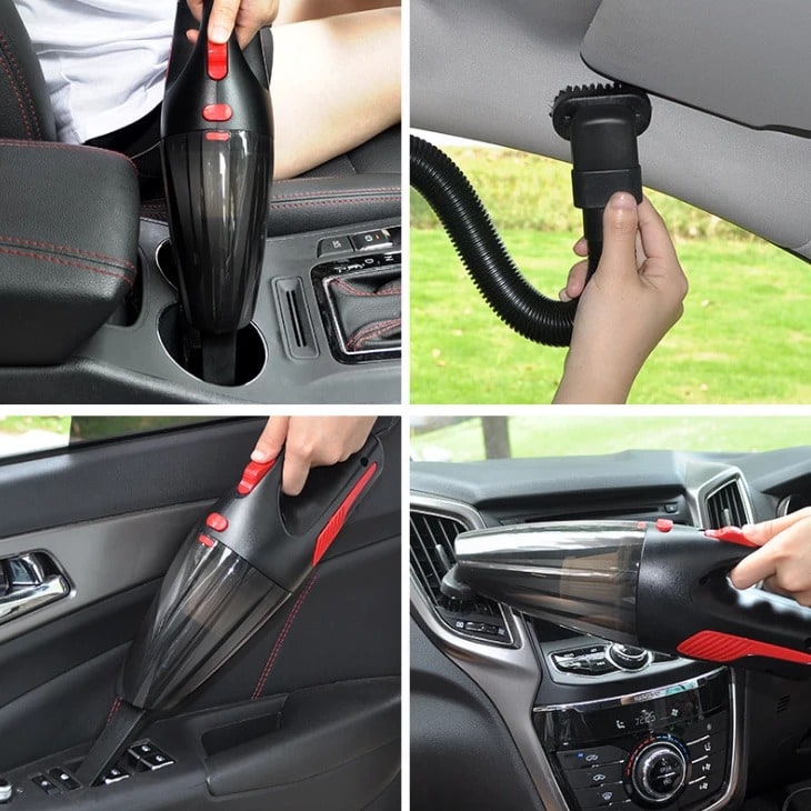 Car Vacuum Cleaner Handheld Hepa Wet and Dry with Attachments and Extension Hose - Image 9