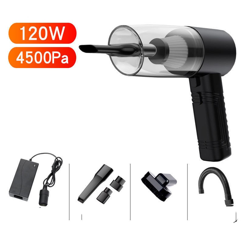 Car Vacuum Cleaner Handheld Portable with 12v Cigarette Lighter Plug and Multiple Attachments - Image 6