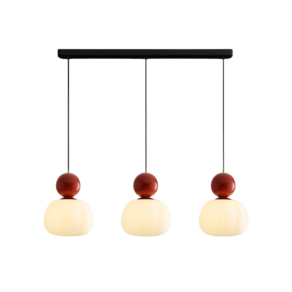 Ceiling Light Modern Pendant Hanging Frosted Geometric Dining Art Deco - Image 11