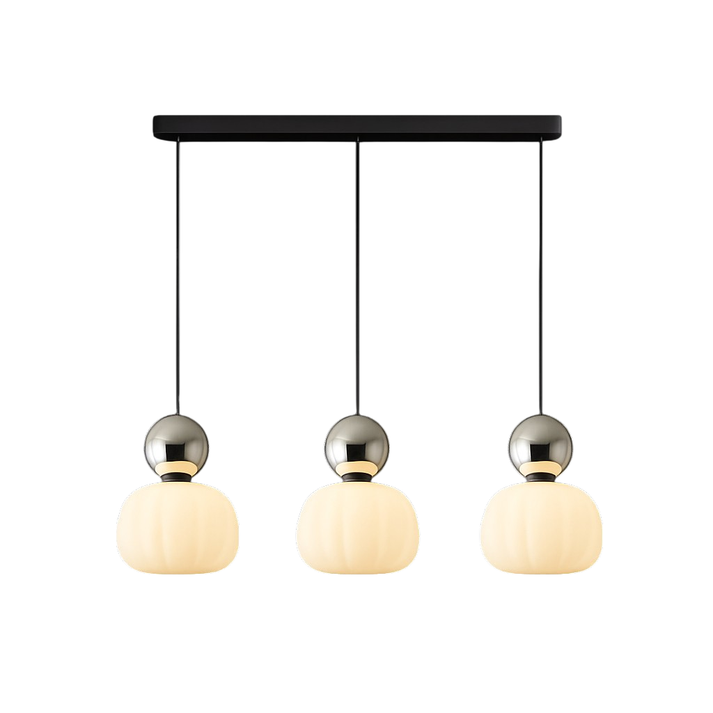 Ceiling Light Modern Pendant Hanging Frosted Geometric Dining Art Deco - Image 13