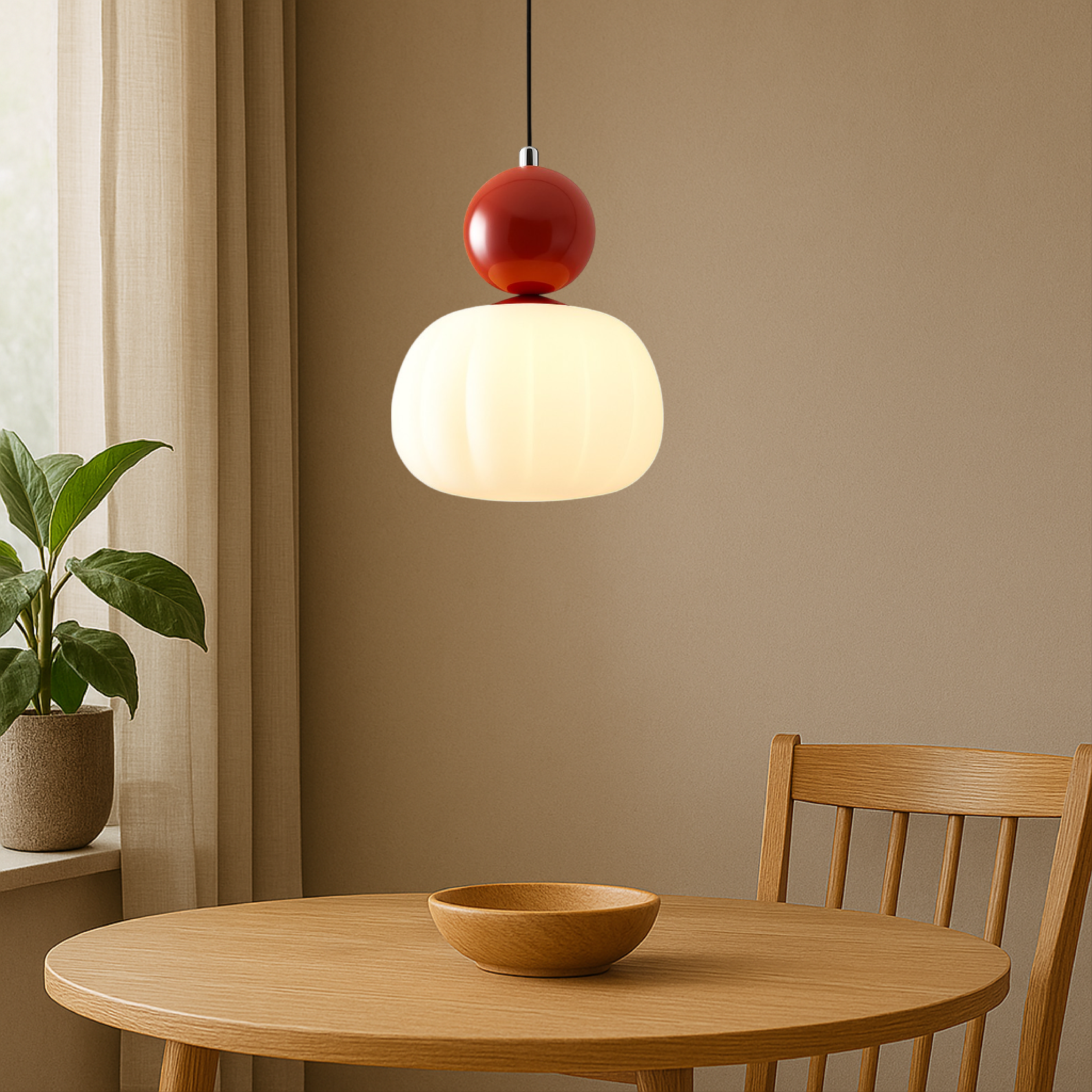 Ceiling Light Modern Pendant Hanging Frosted Geometric Dining Art Deco - Image 2