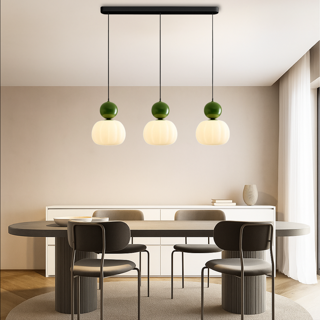 Ceiling Light Modern Pendant Hanging Frosted Geometric Dining Art Deco - Image 3