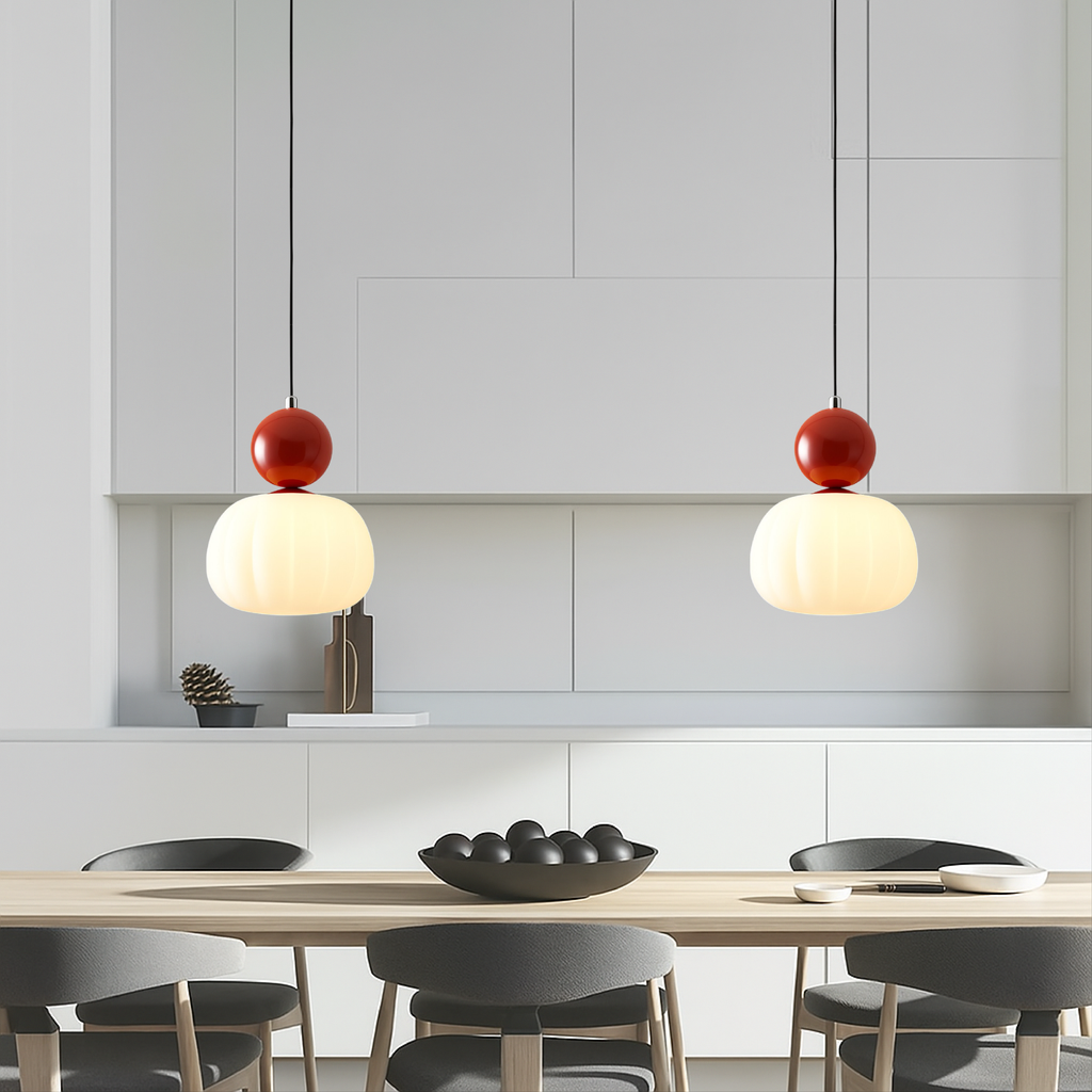 Ceiling Light Modern Pendant Hanging Frosted Geometric Dining Art Deco - Image 6