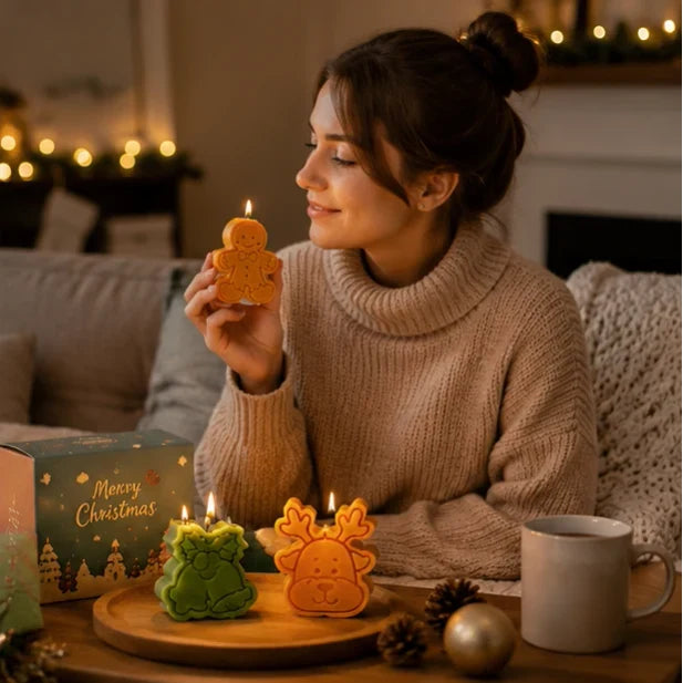 Christmas Candle Gift Set with Festive Designs and Decorative Shaped for Holiday Décor - Image 12