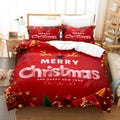 Christmas Digital Printed Duvet Cover Set with Pillowcases and Festive Bedding Design - Image 10