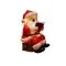 Christmas Night Light with LED Battery Operated Santa Figurine and Book Design - Image 5