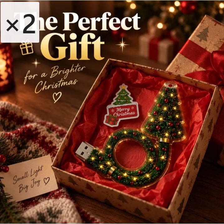 Christmas Projector Light with USB Flexible LED and Holiday Projection Patterns - Image 3