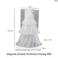 Christmas Tree Candle Silicone Mold with 3D Tiered Design for Making - Image 5