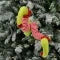 Christmas Tree Elf Decoration with Plush Striped Legs and Pointed Green Shoes - Image 3