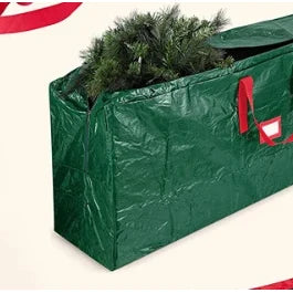 Christmas Tree Storage Bag with Heavy-Duty Waterproof Plastic and Dual Zipper Closure - Image 11