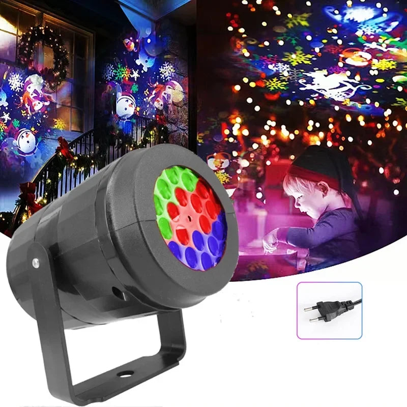 Christmas Xmas Light Projector Outdoor with Rotating Holiday Patterns and Adjustable Stand - Image 4