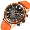 Chronograph Watch with Silicone Band Subdials Date Display and Luminous Hands - Image 4
